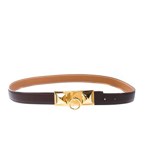 hermes belts women brown|reversible hermes belt.